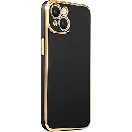 Teleplus Apple iPhone 14 Plus Kılıf Bark Lazer Silikon Siyah