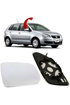 Vw Polo Sağ Ayna Camı 2005-2009 6Q0857522J