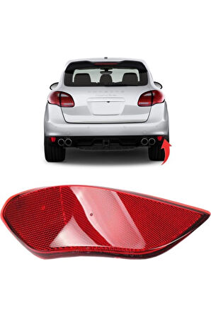 Porsche Cayenne 2011-2014 Arka Tampon Reflektörü Sağ 95863110600