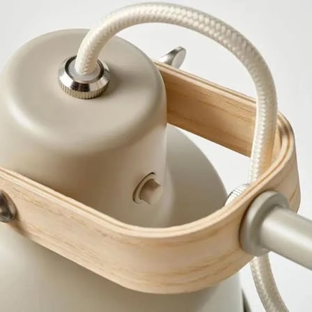 IKEA SJÖMAKT yer ve okuma lambası , bej-dişbudak, 156 cm 