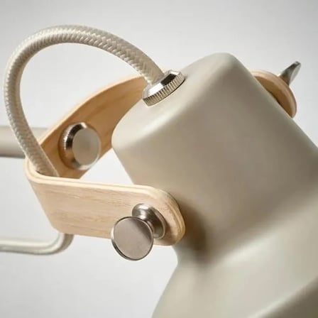 IKEA SJÖMAKT yer ve okuma lambası , bej-dişbudak, 156 cm 