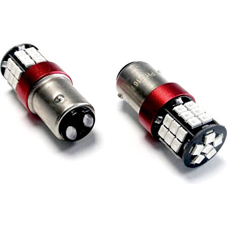 P21/5W Çift Duy Kırmızı LED Stop Oto Ampulü PH7216R