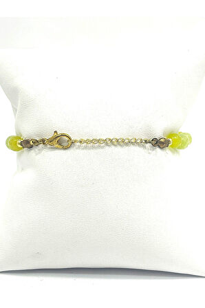 KADIN AYARLANABİLİR DOĞAL TAŞ BİLEKLİK