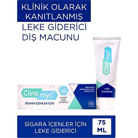 Clinomyn Sigara İçenler İçin 75 Ml Macun CBKSHOP