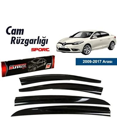 Renault Fluence Mugen Cam Rüzgarlığı 2009 sonrası 4'lü Sunplex