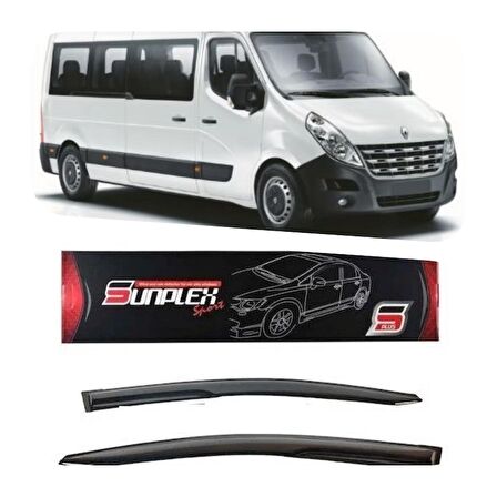 Renault Master Mugen Cam Rüzgarlığı 2010 sonrası 2'li Sunplex