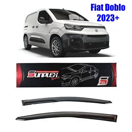 Fiat Doblo 4 Mugen Cam Rüzgarlığı 2023 sonrası 2'li Sunplex