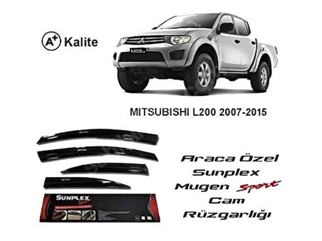 Mitsubishi L200 Mugen Cam Rüzgarlığı 2008-2016 arası 4'lü Sunplex
