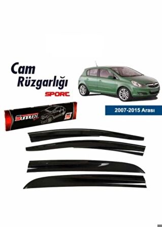 Opel Corsa D Mugen Cam Rüzgarlığı 2007-2014 arası 4'lü Sunplex