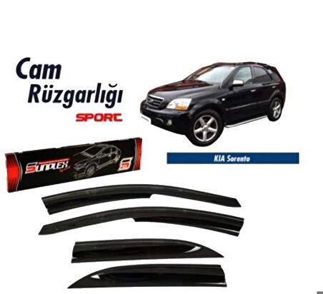 Kia Sorento Mugen Cam Rüzgarlığı 2003-2010 arası 4'lü Sunplex
