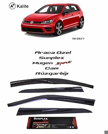 Vw Golf 7 Mugen Cam Rüzgarlığı 2013-2020 arası 4'lü Sunplex