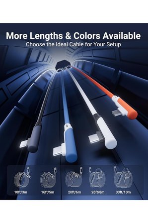 5 M Usb-C Vr Kablo – Quest2/quest Pro/pico 4 Uyumlu Yüksek Hızlı Bağlantı Kablosu MAVİ