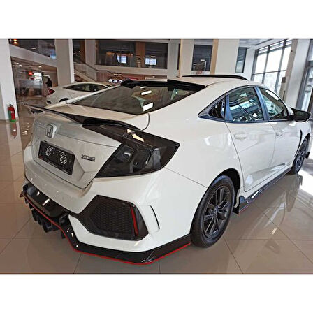 Çmk Honda Civic Fc5 2016-2020 Cam Üstü Spoiler V-Style