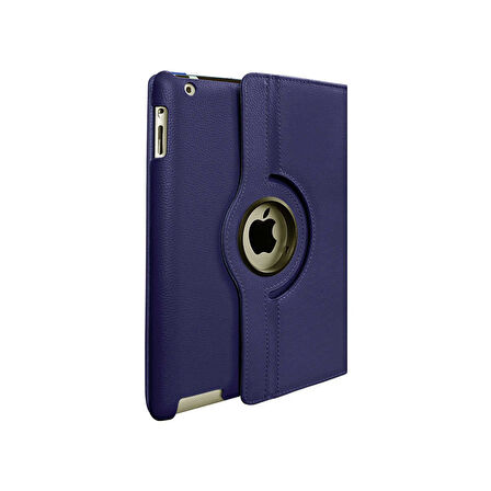 Teleplus iPad Mini 1 Kılıf Kapaklı Standlı 360 Dönerli Standlı Kapak Dn1 Lacivert