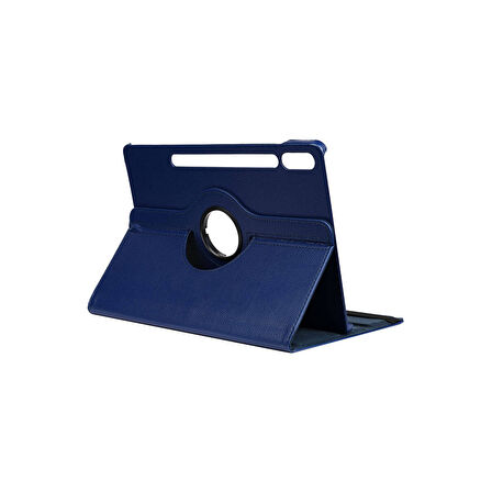 Teleplus iPad 2 3 4 Kılıf Kapaklı Standlı 360 Dönerli Standlı Kapak Dn2 Mavi