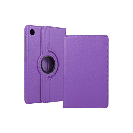 Teleplus Huawei Matepad T8 8 Inç Kılıf Kapaklı Standlı 360 Dönerli Standlı Kapak Dn2 Mor