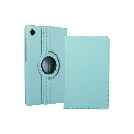 Teleplus Huawei Matepad T10S Kılıf Kapaklı Standlı 360 Dönerli Standlı Kapak Dn2 Mavi