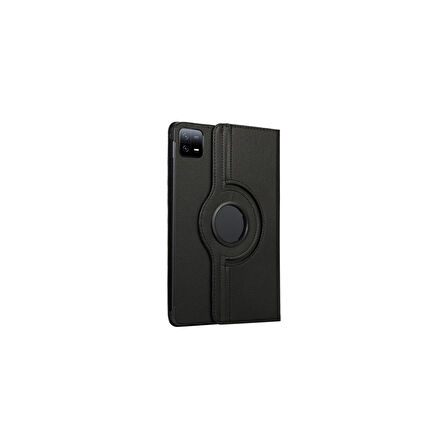 Teleplus Xiaomi Mi Pad 6 Kılıf Kapaklı Standlı 360 Dönerli Standlı Kapak Dn2 Siyah