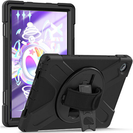 Teleplus Lenovo Tab M10 Plus TB-125F - TB-128F 3. Jenerasyon Kılıf 360 Koruma Defender Tank Kılıf