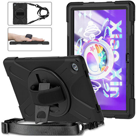 Teleplus Lenovo Tab M10 Plus TB-125F - TB-128F 3. Jenerasyon Kılıf 360 Koruma Defender Tank Kılıf