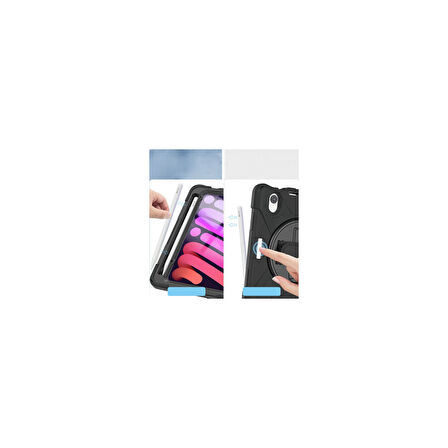 Teleplus Apple iPad Mini 2021 6. Nesil Kılıf Defender Tablet Kapak