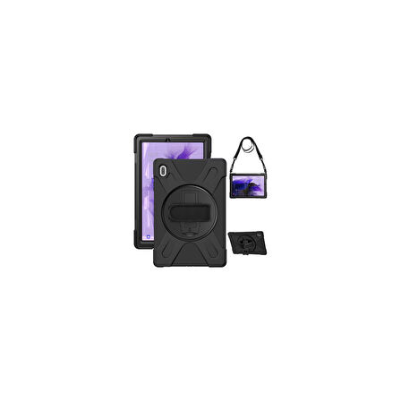 Teleplus Samsung Galaxy Tab S7 Fe Lte T733 Kılıf Defender Tablet Kapak