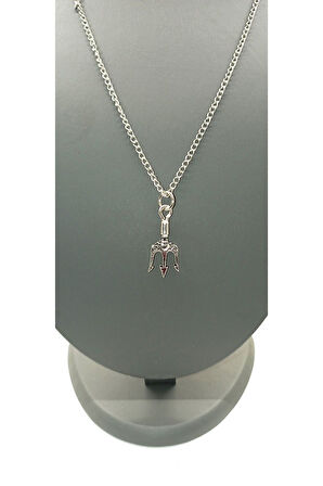 UNİSEX GÜMÜŞ KAPLAMALI ZİNCİR KOLYE