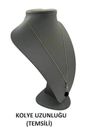 UNİSEX GÜMÜŞ KAPLAMALI ZİNCİR KOLYE