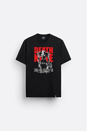 Death Noten  Özel Tasarım Baskılı Siyah Tişört T-shirt