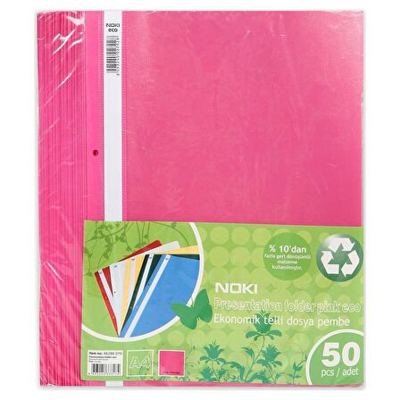 Noki Eco Telli Dosya 4828-070 50'Li K. Pembe