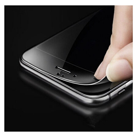 Iphone 6 Mat Ekran Seramik Tam Kaplayan Kırılmaz Cam Nano Ekran Koruyucu Siyah