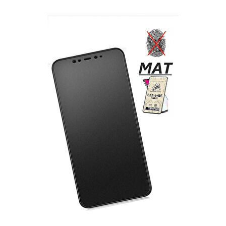 iPhone 12 Mat Ekran Seramik Tam Kaplayan Kırılmaz Cam Nano Ekran Koruyucu