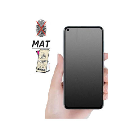 Huawei P40 Lite E Mat Ekran Seramik Tam Kaplayan Kırılmaz Cam Nano Ekran Koruyucu
