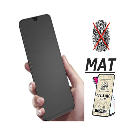 Samsung M31 Mat Ekran Seramik Tam Kaplayan Kırılmaz Cam Nano Ekran Koruyucu