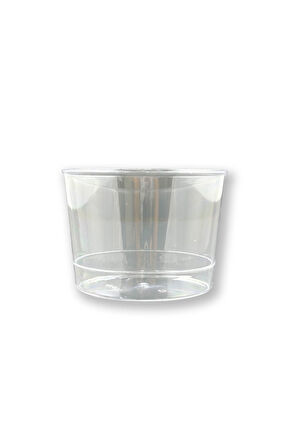 Sert Plastik Tatlı Kasesi Magnolya Kabı 250ml