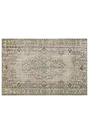 Gerçek El Dokuma Eskitme Halı 170 X 258