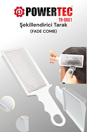 POWERTEC TR-0601 Şekillendirici Tarak (Fade Comb)