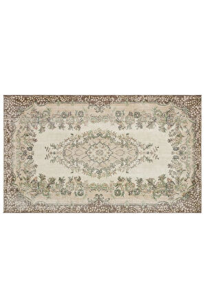 Krem Renk Vintage El Dokuma Halı 174 X 290