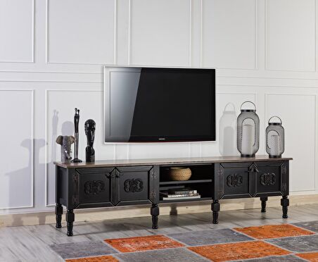 ADA TV ÜNİTESİ 200 CM SİYAH