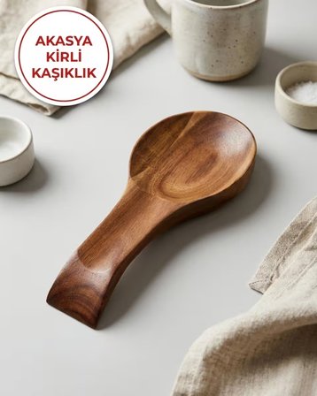 Şen Mobilya Akasya Kaşık Altlığı