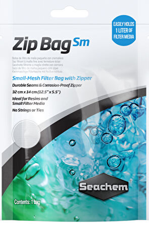 Seachem Zip Bag Fermuarlı Filtre Torbası Küçük Boy