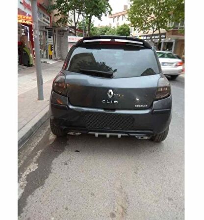 Renault Clio 3 uyumlu üniversal difüzör Gri tüm modeller