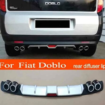 Fiat Doblo 2-3-4 uyumlu üniversal difüzör Gri 2010 sonrası modeller