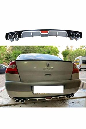 Renault Megane 2 uyumlu üniversal difüzör Gri 2002-2009 arası