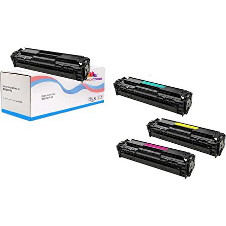 Colorful Toner Hp Color Laserjet CP1525N Yazıcı Uyumlu Muadil Toner Renkli Set 128A