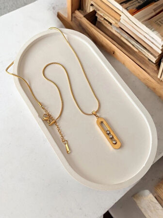 Messika Model Gold Çelik Kolye