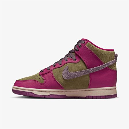 Nike Dunk High Unisex Yeşil Pembe SNEAKER Spor Ayakkabı Limited Edition FB1273-500