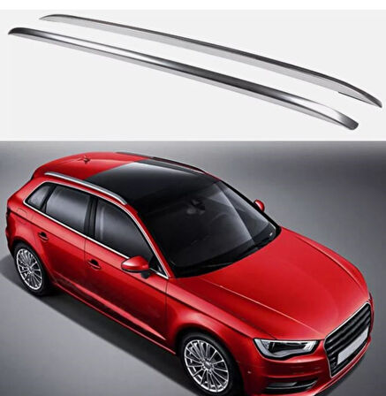 Audi A3 tavan kenar rayı çıtası oem krom 2013-2020 8v