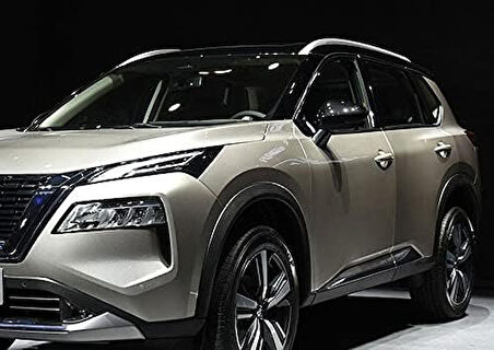 Nissan Qashqai tavan kenar rayı çıtası oem krom 2023+ sonrası uyumlu