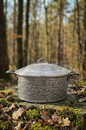 Handygoo Grand Vizier El Oyması Bakır Tencere